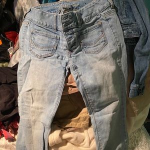 American eagle button fly jeans